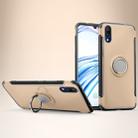 Magnetic 360 Degree Rotation Ring Holder Armor Protective Case for Vivo X23 (Gold) - 1