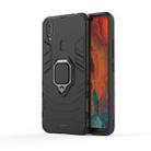 PC + TPU Shockproof Protective Case for Vivo X21i, with Magnetic Ring Holder (Black) - 1