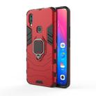 PC + TPU Shockproof Protective Case for Vivo NEX A, with Magnetic Ring Holder(Red) - 1