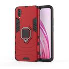 PC + TPU Shockproof Protective Case for Vivo X23, with Magnetic Ring Holder (Red) - 1