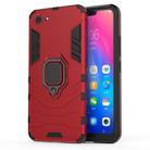 PC + TPU Shockproof Protective Case for Vivo Y83, with Magnetic Ring Holder(Red) - 1