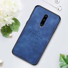PINWUYO Shockproof Waterproof Full Coverage PC + TPU + Skin Protective Case for OnePlus 7 Pro(Blue) - 1