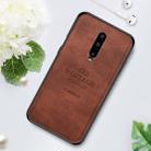 PINWUYO Shockproof Waterproof Full Coverage PC + TPU + Skin Protective Case for OnePlus 7 Pro(Brown) - 1