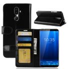 PU + TPU Crazy Horse Texture Horizontal Flip Leather Case for CUBOT X18 Plus, with Wallet & Holder & Card Slots (Black) - 1