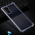 For Vivo iQOO 5 5G Four-Corner Shockproof Ultra-Thin Transparent TPU Case - 1