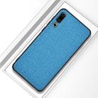 Shockproof Cloth Texture PC+ TPU Protective Case for Meizu 16s (Blue) - 1