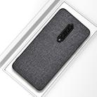 Shockproof Cloth Texture PC+ TPU Protective Case for OnePlus 7(Grey) - 1