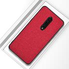 Shockproof Cloth Texture PC+ TPU Protective Case for OnePlus 7(Red) - 1