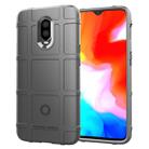 Shockproof Protector Cover Full Coverage Silicone Case for OnePlus 6T(Grey) - 1