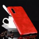 Shockproof Litchi Texture PC + PU Case for Vivo V15 Pro (Red) - 1