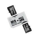 CR-5400 Dual Slot Micro SDHC(TF) to MS PRO Duo Adapter, Total Supported Capacity: 64GB - 1