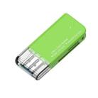 V30 / V60 / V90 USB3.1 Multifunction Card Reader Support SD / TF Card (Green) - 1