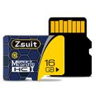 Zsuit 16GB High Speed Class10 Silver Grey TF(Micro SD) Memory Card - 1
