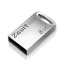 Zsuit 8GB USB 2.0 Mini Metal Ring Shape USB Flash Disk - 1