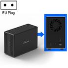 Blueendless Type-C / USB-C Interface 3.5 inch 2 Bay RAID Combination Array HDD External Enclosure (EU Plug) - 1