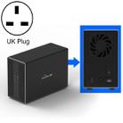 Blueendless Type-C / USB-C Interface 3.5 inch 2 Bay RAID Combination Array HDD External Enclosure (UK Plug) - 1