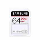 Samsung Pro Plus U3 C10 4K High-speed SD Memory Card, Capacity: 64GB - 1