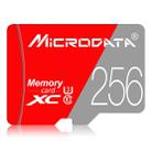 MICRODATA 256GB Class10 Red and Grey TF(Micro SD) Memory Card - 1