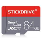 STICKDRIVE 64GB U3 Red and Grey TF(Micro SD) Memory Card - 1