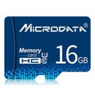 MICRODATA 16GB U1 Blue TF(Micro SD) Memory Card - 1