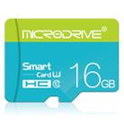 MICRODRIVE 16GB U1 Blue and Green TF(Micro SD) Memory Card - 1