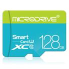 MICRODRIVE 128GB U3 Blue and Green TF(Micro SD) Memory Card - 1
