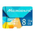 MICRODATA 8GB U1 Color Block TF(Micro SD) Memory Card - 1
