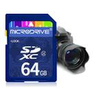 Microdrive 64GB High Speed Class 10 SD Memory Card for All Digital Devices with SD Card Slot - 1