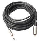 7.6m XLR 3-Pin Male to 1/4 inch (6.35mm) Mono Shielded Microphone Audio Cord Cable - 1