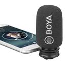 BOYA BY-DM200 8 Pin Interface Plug Condenser Live Show Video Vlogging Recording Microphone for iPhone (Black) - 1