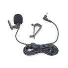 ZJ015MR Stereo 3.5mm Angle Head Plug Car Navigation DVD External Paste Microphone, Length: 3m - 1
