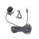 ZJ015MR Mono 2.5mm Straight Plug Car Navigation DVD External Paste Microphone, Length: 3m - 1