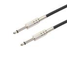 3m  1/4 inch (6.35mm) Male to Male Shielded Jack Mono Plugs Audio Patch Cable - 1