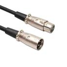 3m  3-Pin XLR Male to XLR Female Microphone Cable - 1