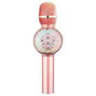 K2 Bluetooth 5.0 Karaoke Live Colorful Lights Wireless Bluetooth Microphone (Rose Gold) - 1