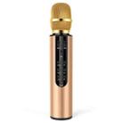K3 Bluetooth 5.0 Karaoke Live Stereo Sound Wireless Bluetooth Condenser Microphone (Gold) - 1
