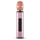 K6 Bluetooth 4.2 Karaoke Live Stereo Sound Wireless Bluetooth Condenser Microphone (Rose Gold) - 1