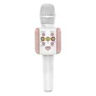 L858 Bluetooth 4.2 Karaoke Live LED Colorful Lights Wireless Bluetooth Condenser Microphone (Pink) - 1