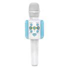 L858 Bluetooth 4.2 Karaoke Live LED Colorful Lights Wireless Bluetooth Condenser Microphone (Blue) - 1