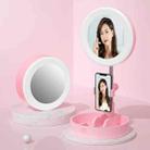 G6 Multi-function Live Broadcast All-in-one Ring Beauty Fill Light Mobile Phone Holder (Pink) - 1