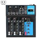 F4 Home 4-channel Bluetooth USB Reverb Mixer, US Plug (Black) - 1