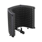H-3 Microphone Soundproof Cover Wind Screen Noise Reduction Bracket (Black) - 1