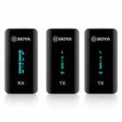 BOYA BY-XM6 S2 1 to 2 2.4GHz Mini Dual Channel Wireless Microphone System (Black) - 1