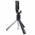 R1 Multifunctional Bluetooth Tripod Selfie Stick (Black) - 1