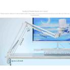 FEELWORLD VM1 USB Condenser Gaming Microphone for Streaming Noise Cancellation Mute RGB Light Boom Arm Stand (White) - 3