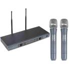 KVM K58 UHF Professional Meeting Wireless Microphone System with 2 Handheld Microphone, 1 to 2, US Plug - 1
