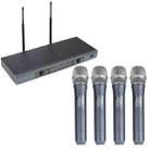 KVM K640 UHF Professional Wireless Microphone System with 4 Handheld Mic, 1 to 4, US Plug - 1