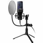 Yanmai X1 4 in 1 Foldable Lifting Professional Desktop Live Broadcast Cardioid Pointing Condenser Recording Microphone Set with Blowout Net & Shockproof Mount & 1.8m USB-C / Type-C Cable - 1