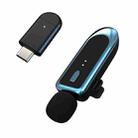 YH-M1 USB-C / Type-C Wireless Lavalier Microphone(Blue) - 1