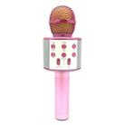 WS-858 Metal High Sound Quality Handheld KTV Karaoke Recording Bluetooth Wireless Microphone, for Notebook, PC, Speaker, Headphone, iPad, iPhone, Galaxy, Huawei, Xiaomi, LG, HTC and Other Smart Phones(Pink) - 1